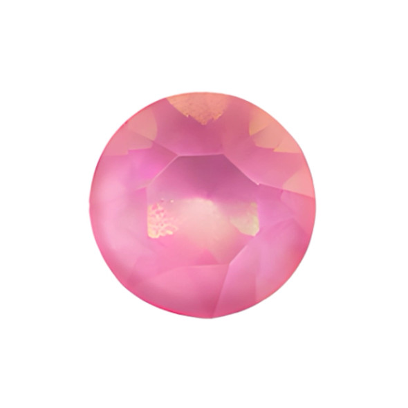 Krakovski Crystal Chaton 8mm LT. ROSE AB GLITTER 1088