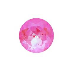 Krakovski Crystal Chaton 8mm ROSE Delite Fireglow