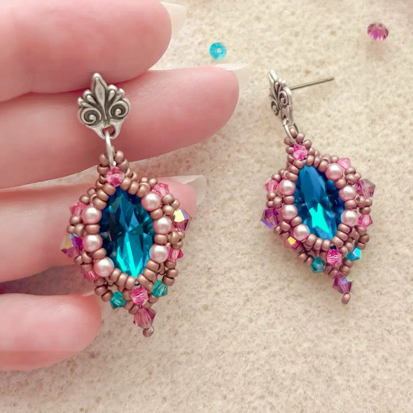 Selkie's Secret Earrings DIY Beading Tutorial Selkie's Secret Earrings DIY Beading Tutorial