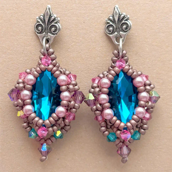 Selkie's Secret Earrings Beading Project DIY Tutorial Selkie's Secret Earrings Beading Project DIY Tutorial
