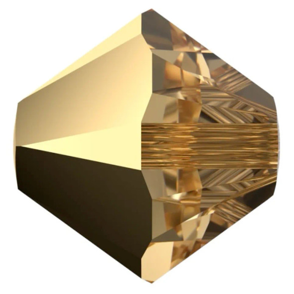 Swarovski Crystal Bicone Beads 3mm Crystal Aurum 5328