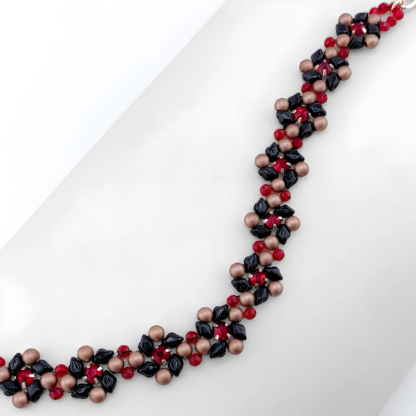 Cherry Picked Bracelet DIY Beading Tutorial