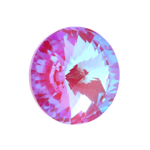 Krakovski Crystal Rivoli 18mm RED CORAL Delite Fireglow