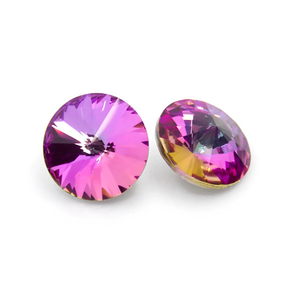 Krakovski Crystal Rivoli 12mm Pink Heliotrope