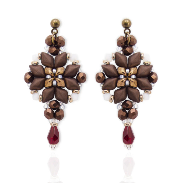 Royal Reflection Earrings Tutorial