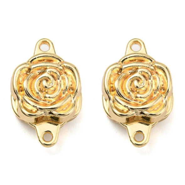 MAGNETIC FLOWER CLASP 18x11mm 14K Gold Plated