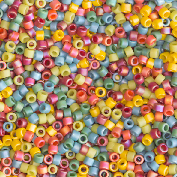 Miyuki DELICA 11/0 Seed Beads SUMMER IN SICILY MIX