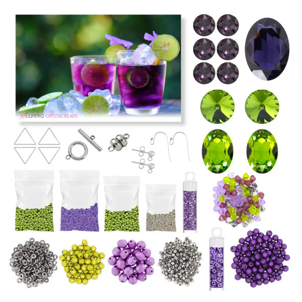 Lavender Lemonade Beads Collection LITE contents