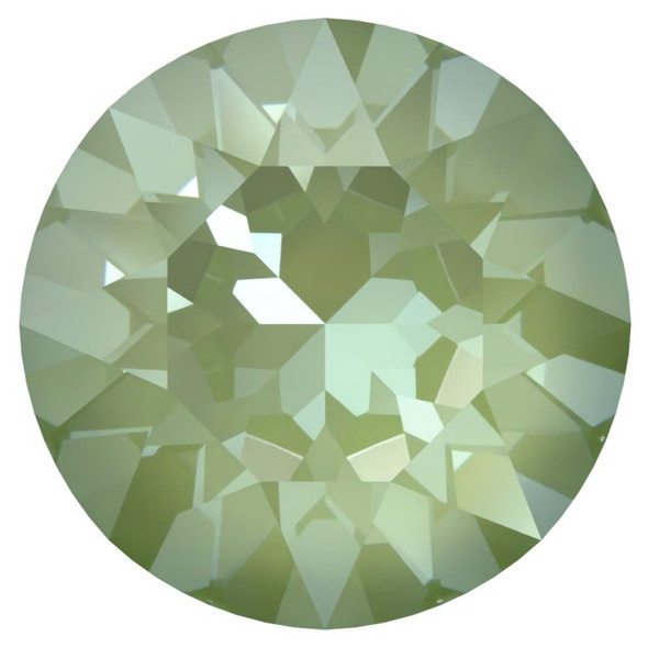 ELITE Eureka Crystal Chaton Stone 8mm CRYSTAL PARADISE GREEN LUX 1088