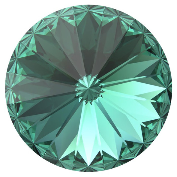 Swarovski Crystal Rivoli Stone 12mm Reimagined CARIBBEAN GREEN 1122