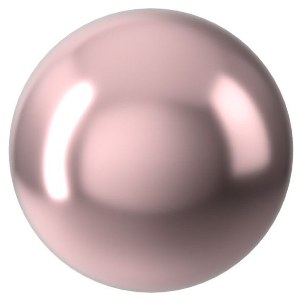 ELITE Eureka Crystal Pearls 3mm Round VINTAGE ROSE 5810