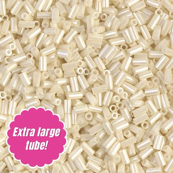 Miyuki BUGLE Beads 3mm CEYLON LIGHT YELLOW