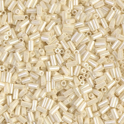 Miyuki BUGLE Beads 3mm CEYLON LIGHT YELLOW