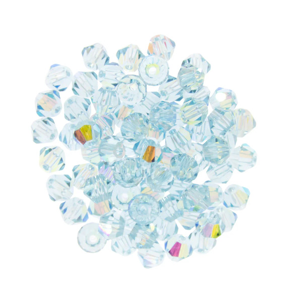 Krakovski Crystal Bicone Beads 4mm LT. AZORE AB