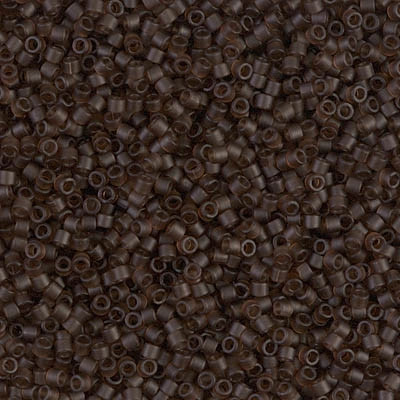 Miyuki DELICA Seed Beads 11/0 MATTE TRANSPARENT ROOT BEER