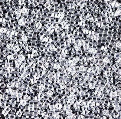 Miyuki DELICA 11/0 Seed Beads CRYSTAL LUSTER