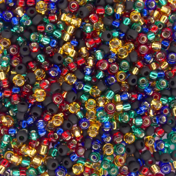 Miyuki ROUND 11/0 Seed Beads STAINED GLASS MIX (20 grams bag)