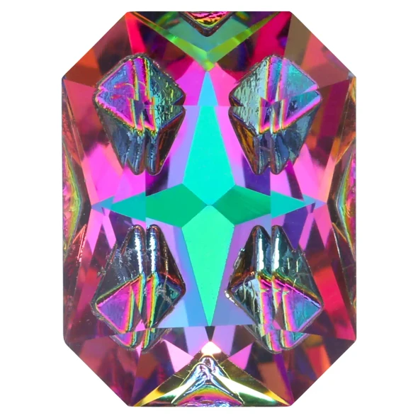 Krakovski Crystal Solar Octagon Stone 10x14mm VOLCANO