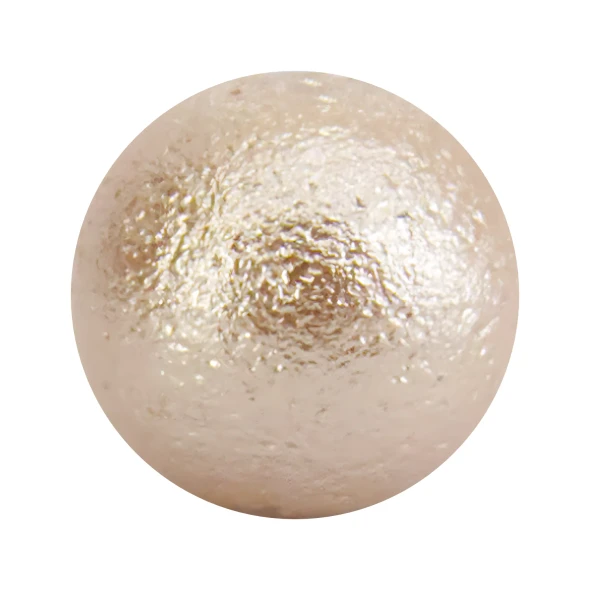 Krakovski Crystal Textured Round Pearls 4.5mm CHAMPAGNE