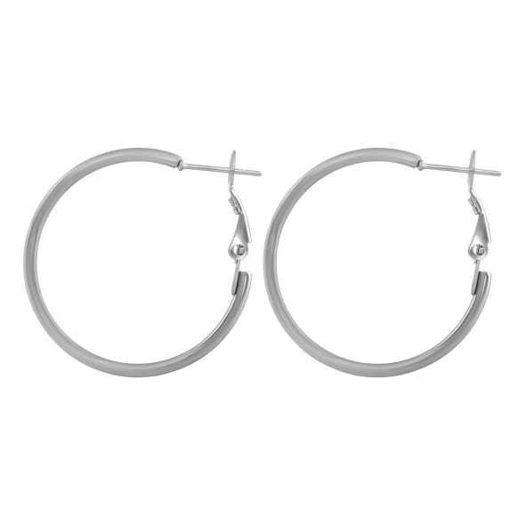 EARRING HOOPS 30mm Stainless Steel