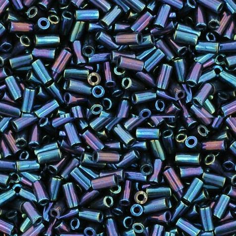 Toho BUGLE Seed Beads 3mm METALLIC NEBULA