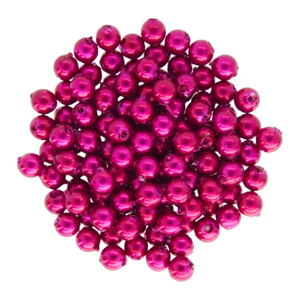 Krakovski Crystal Round Pearls 3mm MAGENTA PINK