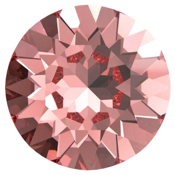 Swarovski Crystal Chaton Stone 8mm ROSE PEACH 1088