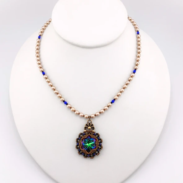 Kaleidoscope Pendant Tutorial by Orchid and Opal Jewelry & Beads