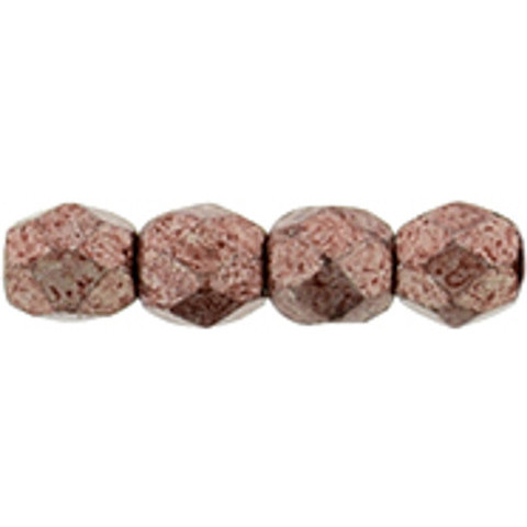 Firepolish 3mm Czech Beads SATURATED METALLIC BUTTERUM