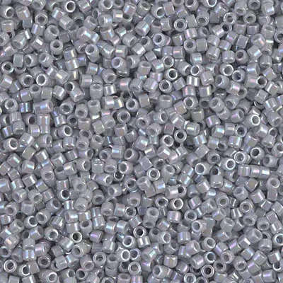 Miyuki DELICA Seed Beads 11/0 GHOST GRAY AB