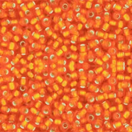 Toho ROUND 11/0 Seed Beads SILVER LINED FROSTED HYACINTH