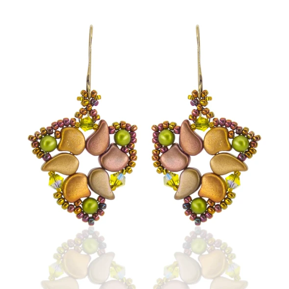Fairy Swirl Earrings Beading Tutorial