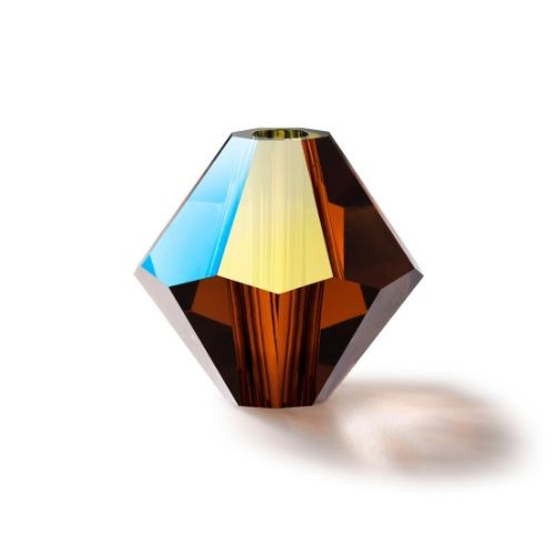 Preciosa Crystal Bicone Beads 4mm CHOCOLATE AB