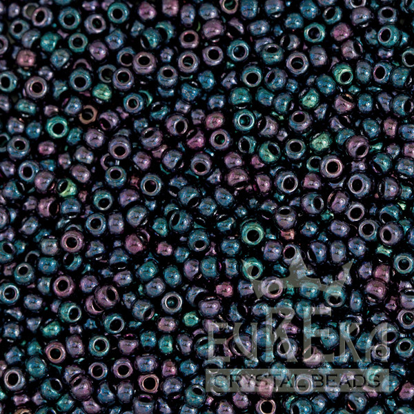 Toho Round Seed Beads SIZE-15 #86 METALLIC RAINBOW IRIS