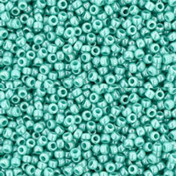 SIZE-15 #132 OPAQUE LUSTER TURQUOISE Toho Round Seed Beads