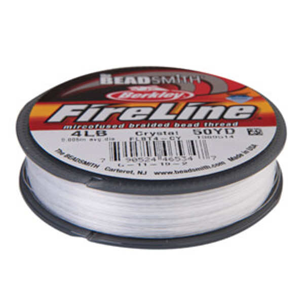 FireLine Beading Thread 4LB CRYSTAL CLEAR