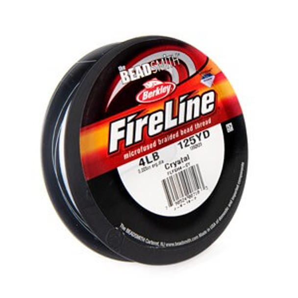 FireLine Beading Thread 4LB CRYSTAL CLEAR .005"-125 Yards