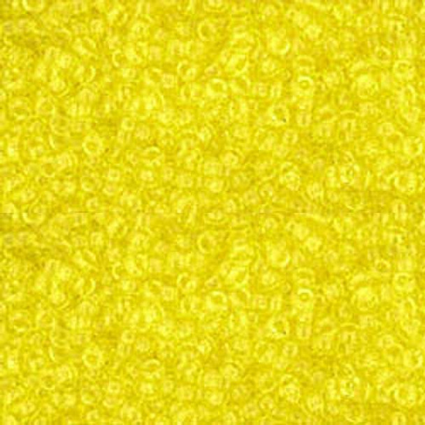 SIZE-15 #12 TRANSPARENT LEMON Toho Round Seed Beads