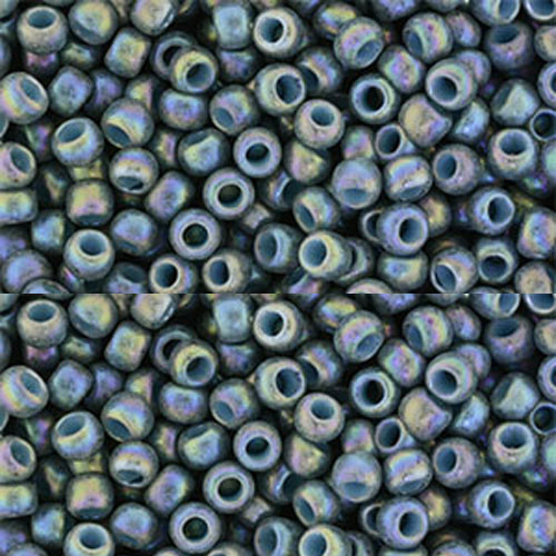 SIZE-11 #2635F BLUE TURQUOISE SEMI GLAZED RAINBOW Toho BEADS