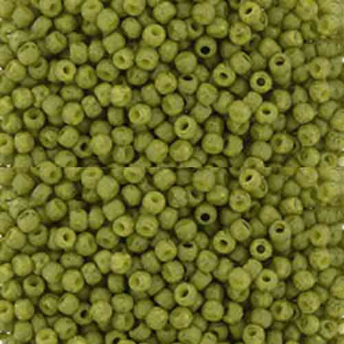 SIZE-11 #2601F OLIVE SEMI GLAZED Toho BEADS