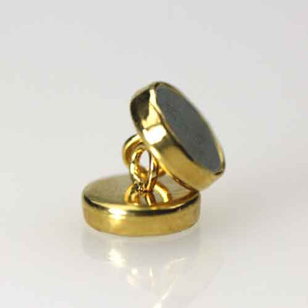 MAGNETIC DISC Clasp 7mm Gold Plated