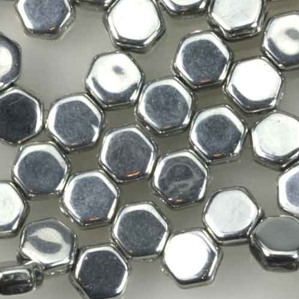 Honeycomb Beads SILVER