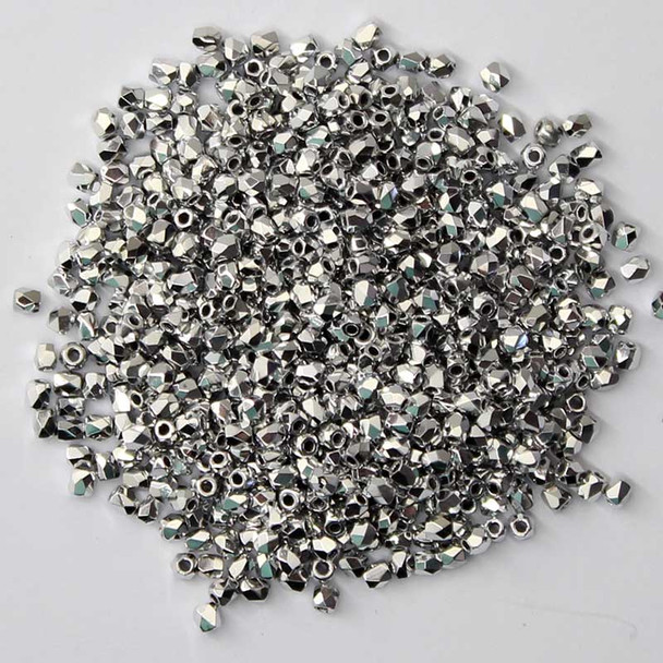 TRUE Firepolish Czech Glass Beads CRYSTAL FULL LABRADOR