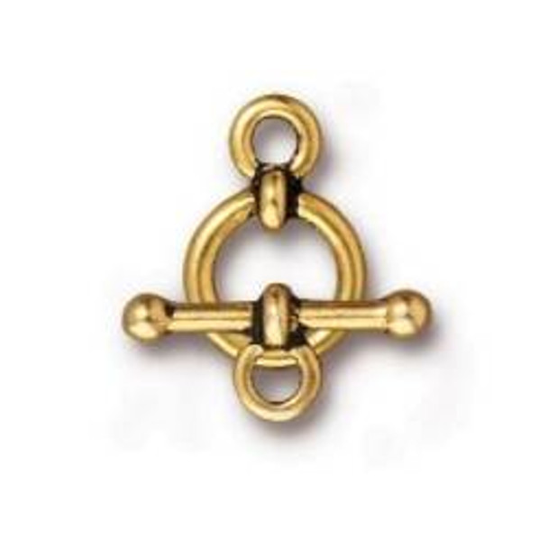 TierraCast TOGGLE CLASP-Anna's-Antiqued Gold Plated
