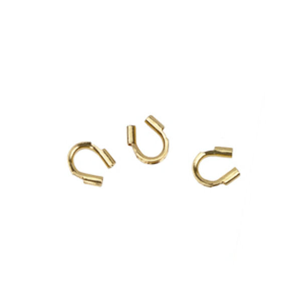 4.5x4 mm Gold Plated WIRE GUARDS Wholesale 