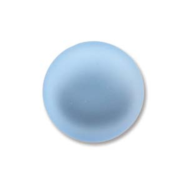 14mm Round Cabochon SKY BLUE Lunasoft Lucite 