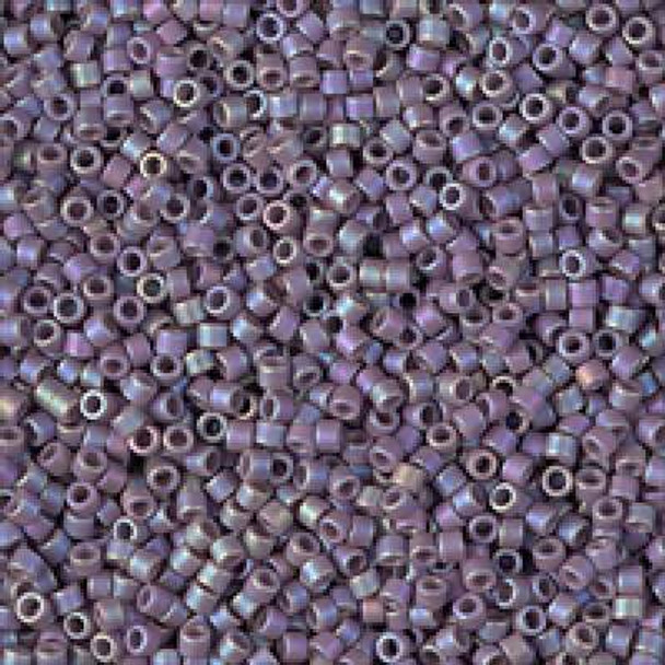 SIZE-11 #DB2322 MATTE OPAQUE GLAZED SEA LAVENDER AB Delica Miyuki Seed Beads