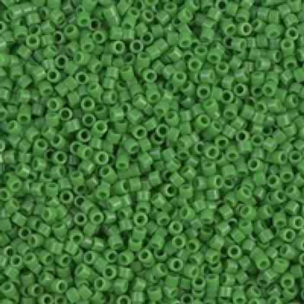 SIZE-11 #DB0724 OPAQUE GREEN Delica Miyuki Seed Beads