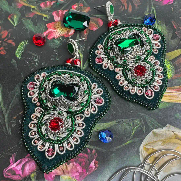 Miyuki ROUND  Seed Beads TRANSPARENT DK. EMERALD