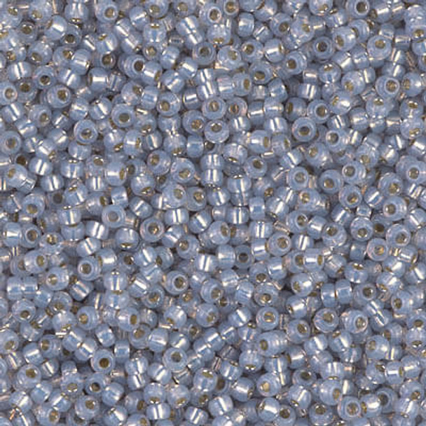 SIZE-15 #576 DYED SMOKY OPAL SILVER LINED ALABASTER Miyuki Round Seed Beads